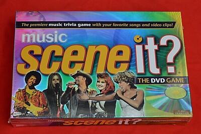 MUSIC SCENE IT - DAS DVD BRETTSPIEL - BRANDNEU - FABRIKVERSIEGELT! 