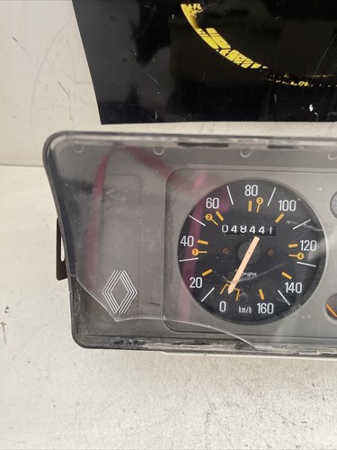 Renault R5 Tacho Kombiinstrument 134005X Jaeger scheibe kaputt 160km/h Veglia - Bild 4 von 9