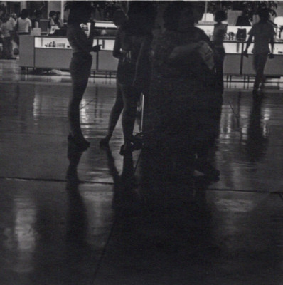 SHOPPING MALL SHADOWS - Legs & Reflections Scene 1977 Gelatin Silver Photograph