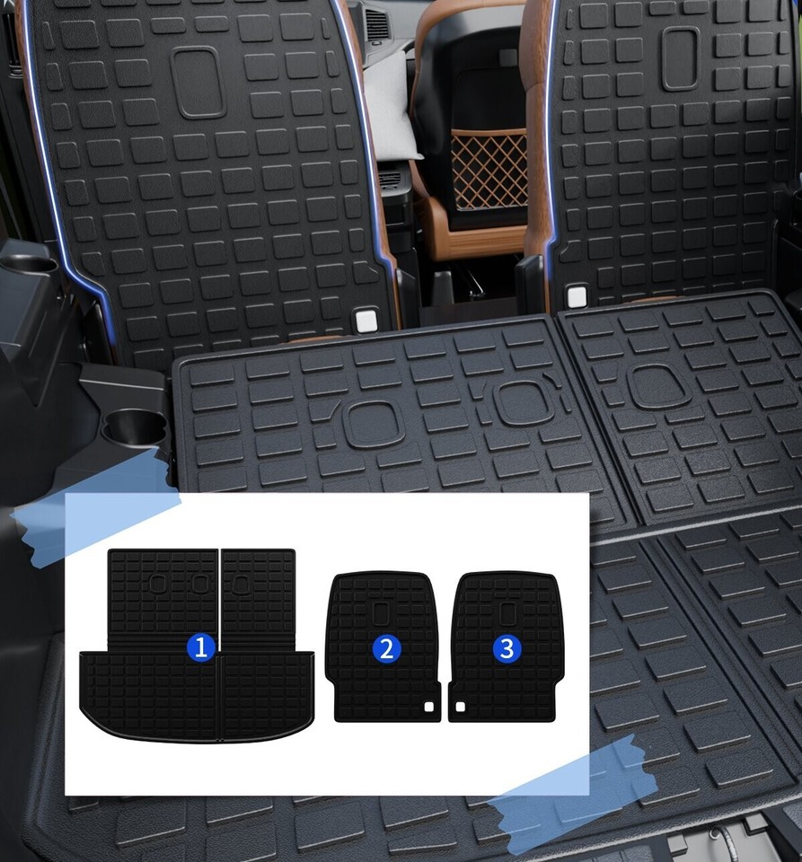 Cargo Mat For 202025 Hyundai Palisade 7 Seats Cargo Liner 2nd Row