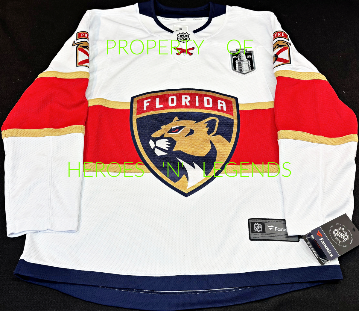 Stanley Cup Florida Panthers Jerseys New NWT-SM BLANK FLORIDA