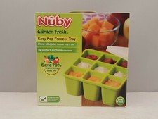 Nuby Garden Fresh Easy Pop Freezer Tray  Make Fresh Baby Food  5434  Blue