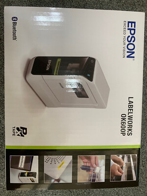 Epson Label Printer PRIFIA OK600P PC Connect Barcode QRCode 4~24mm