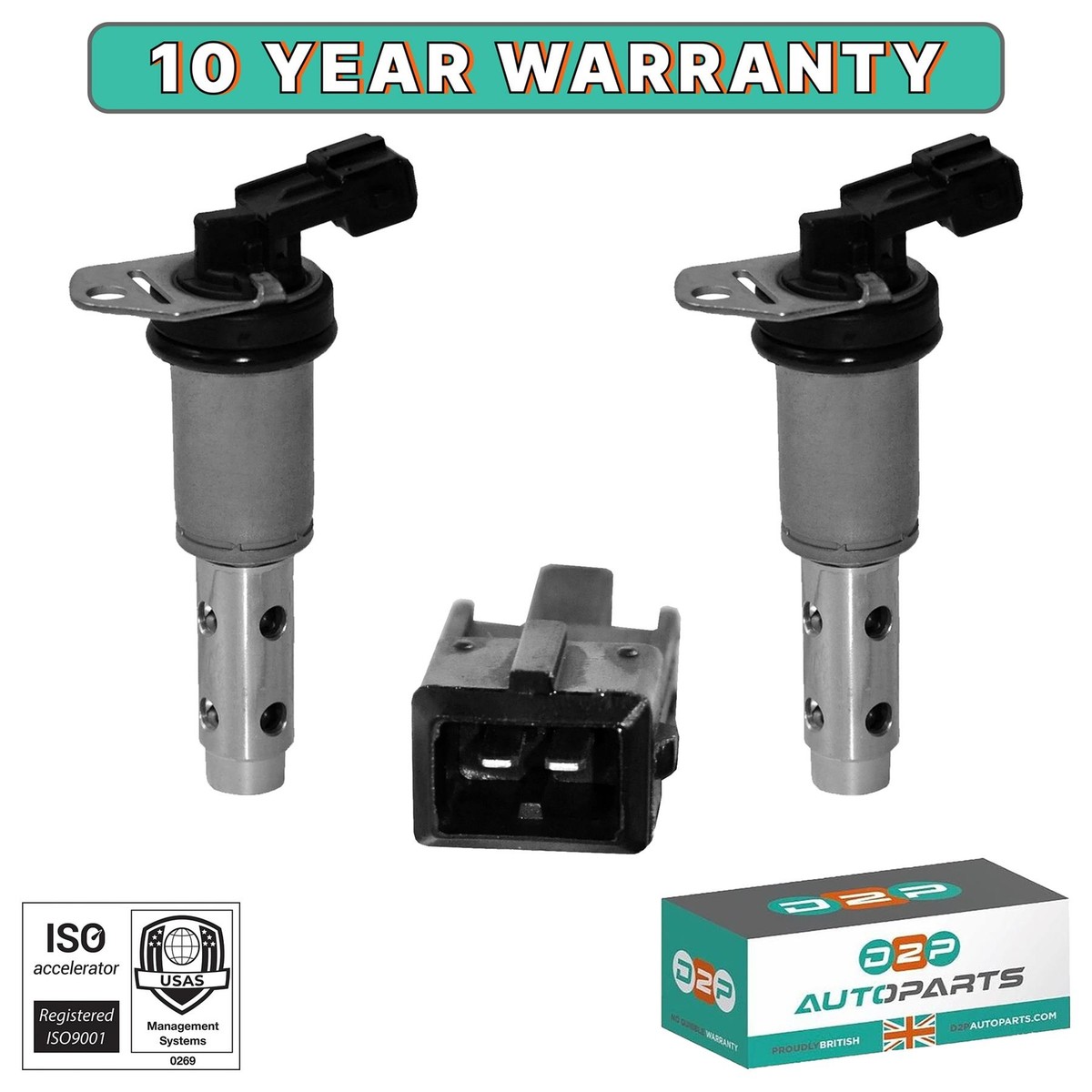 2x TIMING VANOS SOLENOID CAMSHAFT ACTUATOR FOR BMW ENGINE N54 N51 