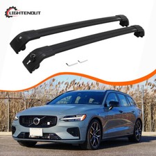 Lockable Roof Rail Cross Bar Fit For Volvo V60 2019-2025 Cargo Carrier Racks