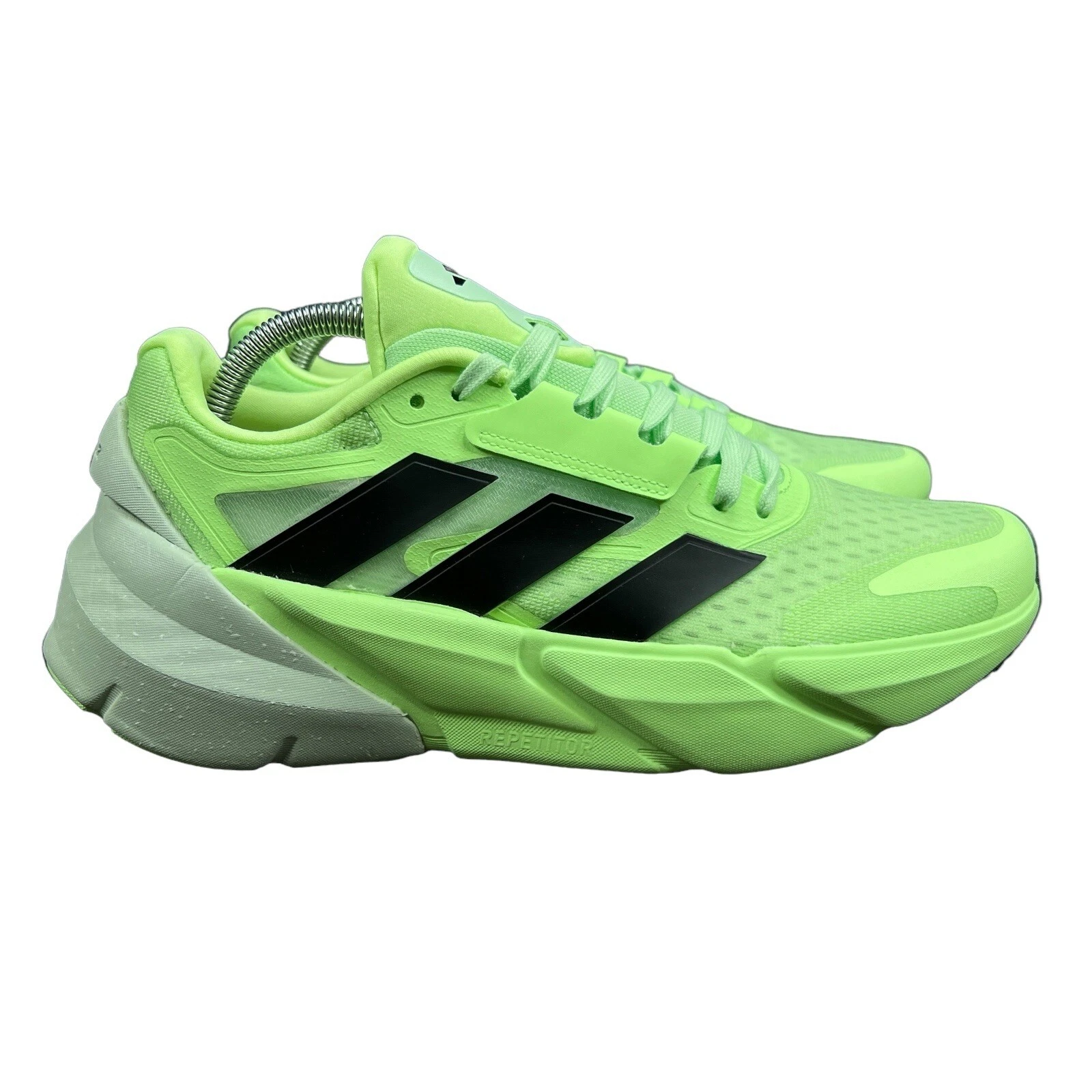 Adidas Adistar 2 M Semi Green Spark Black Running Shoes ID2808 Men's Sz 9.5-12.5