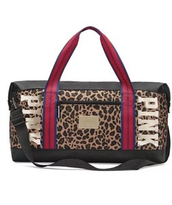 New Victoria S Secret Pink Leopard Animal Print Duffle Bag Extra Image Is Loading New Victoria S Secret Pink Leopard Animal Print