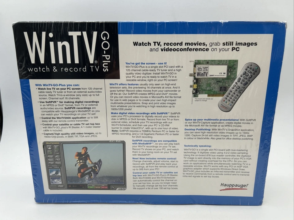 Hauppauge! WinTV- Radio. Model 401. Brand New - Sealed - Image 2 of 4