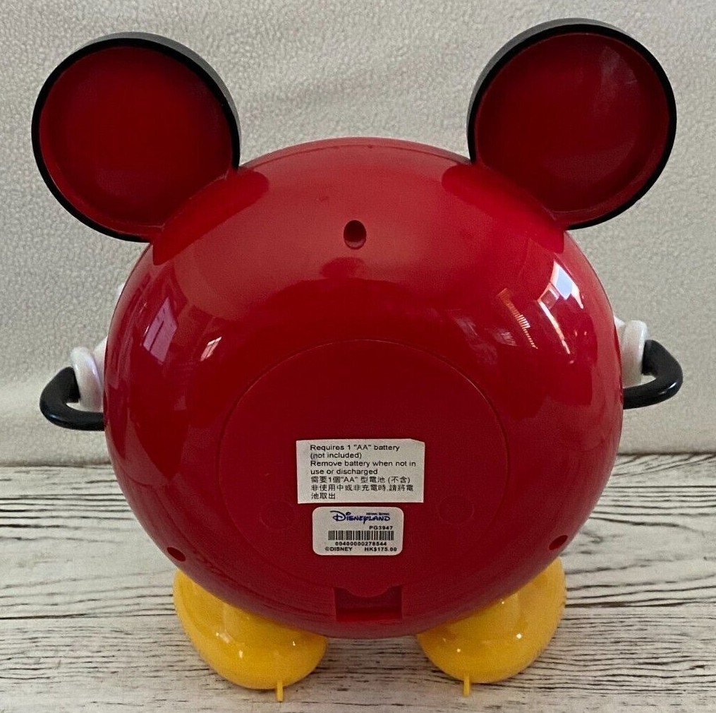 Mickey Mouse Disneyland Hong Kong Clock Disney Swinging Arms Ships