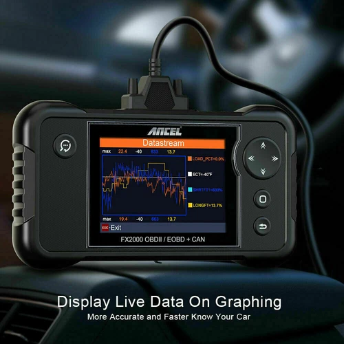 Automotive OBD2 Scanner Engine SRS ABS TCM Diagnostic Tool OBDII Code Reader - Picture 4 of 12