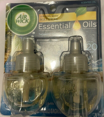 Air Wick Airwick Scntd Oil Warmer Refill 2/.67oz. Turquoise Oasis 91109 new
