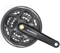 Shimano Kurbelgarnitur FC-M311 3X7/8-Fach FüR Mtb/Trekking 170 Mm 42-32-22 ZäHne