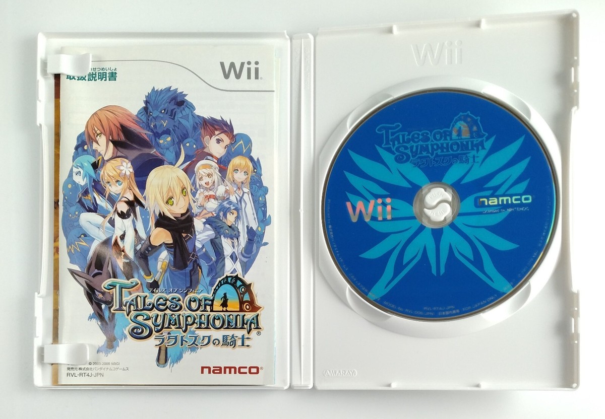 TALES OF SYMPHONIA Knight of Ratatosk Nintendo Wii game software