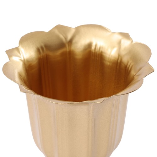10 Pcs Metal Golden Trumpet Vase Elegant Wedding Centerpieces Vases Party Decor - Picture 8 of 11