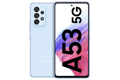 Samsung Galaxy A53 5G 128 GB Android Handy LTE Smartphone 6,5'' OLED IP67 blau