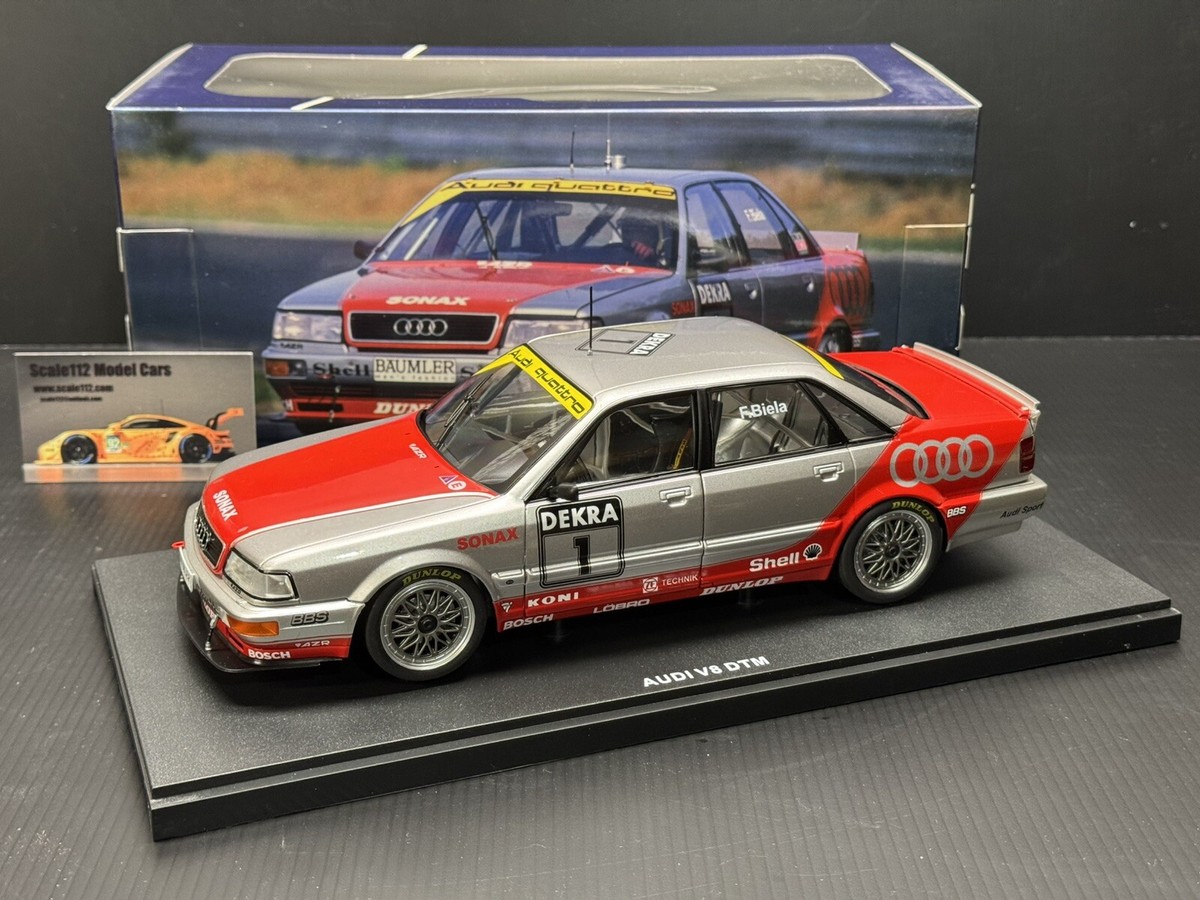 Audi V8 Quattro #1 DTM 1992 Frank Biela 1/18 Scale Diecast Car by