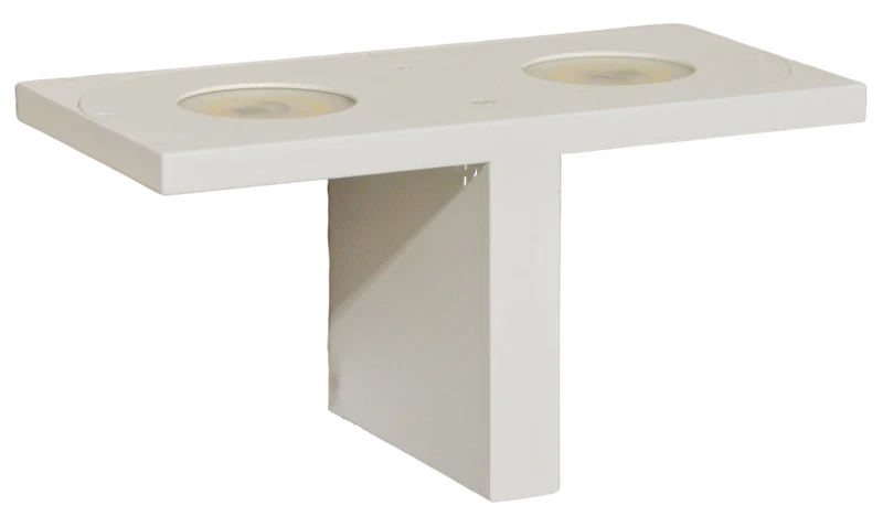 Lampada Parete Applique ICONE TI LED Bianco Design 20 x 10 cm, fotografia 3 di 7
