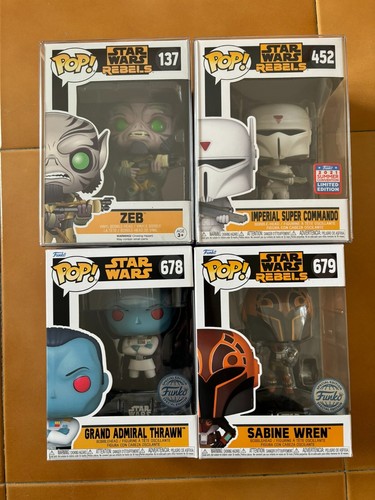 Funko Pop Star Wars - REBELS - Pick from the list