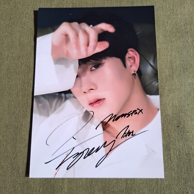 MONSTA X JOOHONEY Lee Joo Heon Autographed Signed Photo K-POP 5*7