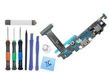 New USB Charging Port Flex Cable for Samsung Galaxy S6 Edge G925V with Pro Kit