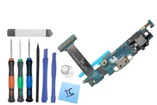 New USB Charging Port Flex Cable for Samsung Galaxy S6 Edge G925V with Pro Kit