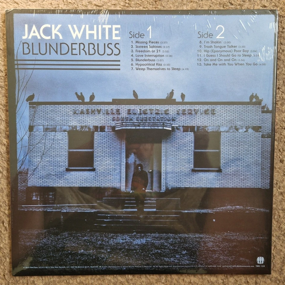 Jack White - Blunderbuss Inverted Lightning Bolt TMR139ILB The White Stripes - Image 2 of 4