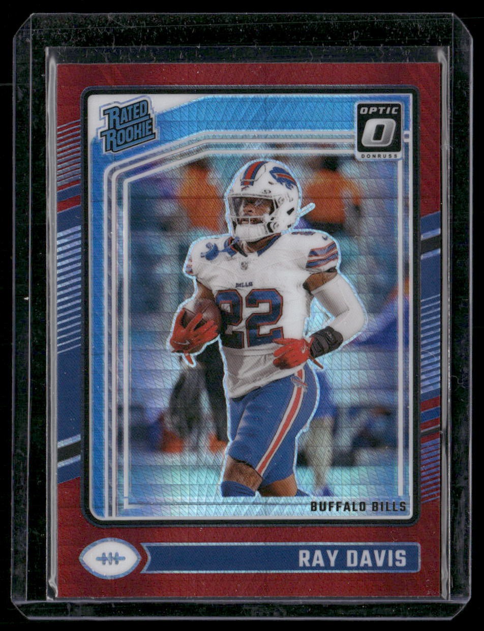 2024 Donruss Optic #283 Ray Davis Red Hyper