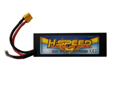 H-SPEED Lipo 4500mAh 11.1V 30C Hardcase Racing Akku / HSPLI011