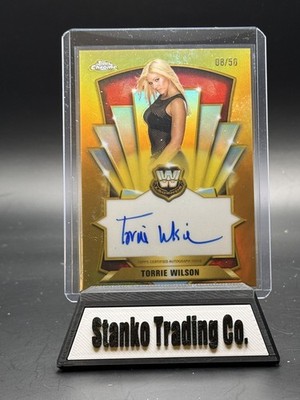 2026 Topps Chrome WWE Torrie Wilson Legendary Auto Gold Refractor #/50