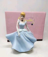 Rare Disney Cinderella Dreams Do Come True Music Box 45th Anniversary Porcelain