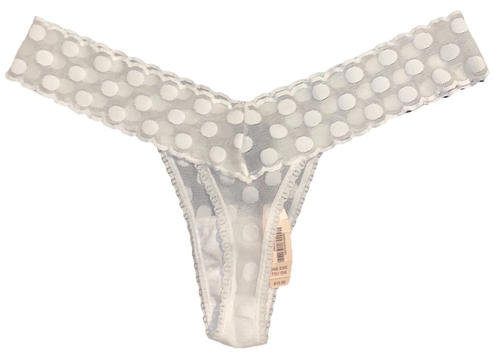 Polkadot de encaje blanco Y2K vintage Lacie Victoria's Secret nuevo con etiquetas 2013 Foto 2 de 4