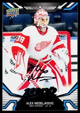 2022-23 Upper Deck MVP Blue Script Alex Nedeljkovic #64 Detroit Red Wings