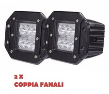 FARO COPPIA  PROFONDITA' ALTA LUMINOSITA' 6 LED 18 WATT  12V/24V  OMAGGIO