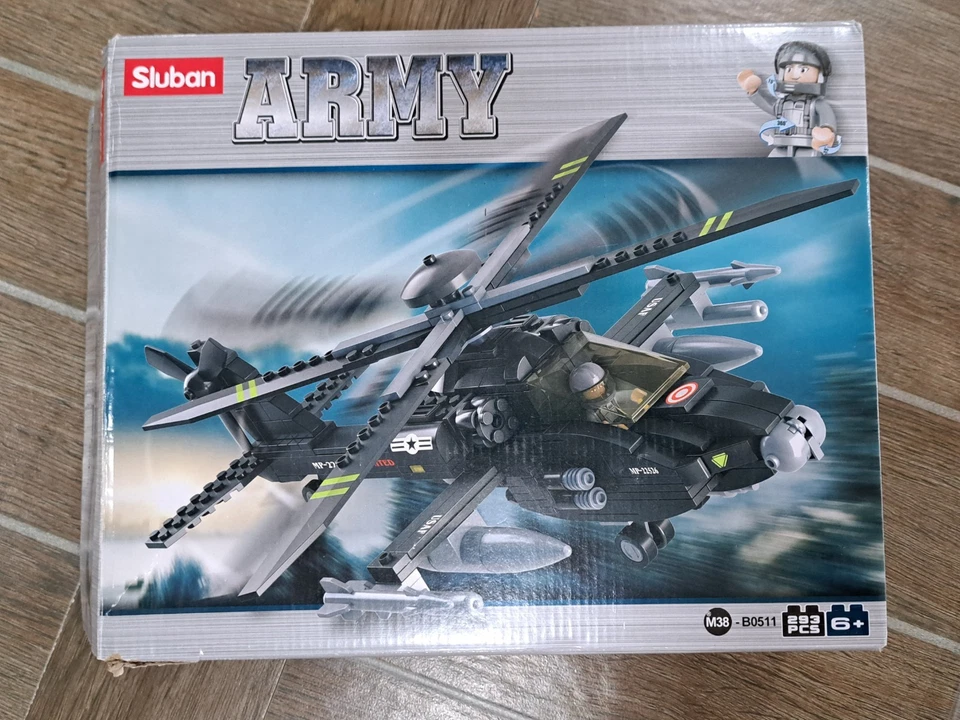 Sluban Army Serie Apache Helicopter M38-B0511- Complete - Image 2 of 4