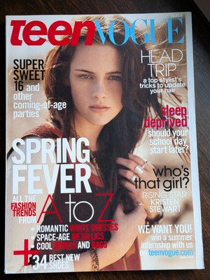 Teen Vogue 2007 March Issue Kristen Stewart