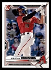 Kristian Robinson 2021 Bowman #BP-136 Prospects Arizona Diamondbacks