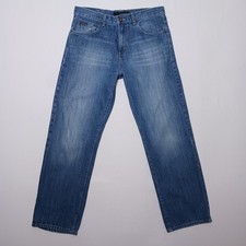 Vintage Calvin Klein Mens Relaxed Straight Fit Jeans 34X32 Medium Wash Denim