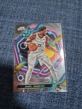 2023 Topps Chrome Cosmic Basketball Joel Embiid Aqua Equinox Refractor/149 76ers