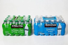 Kirkland Signature 40 Pack 500ml Spring Water-Sparkling/Still,Sealed Pack Purety
