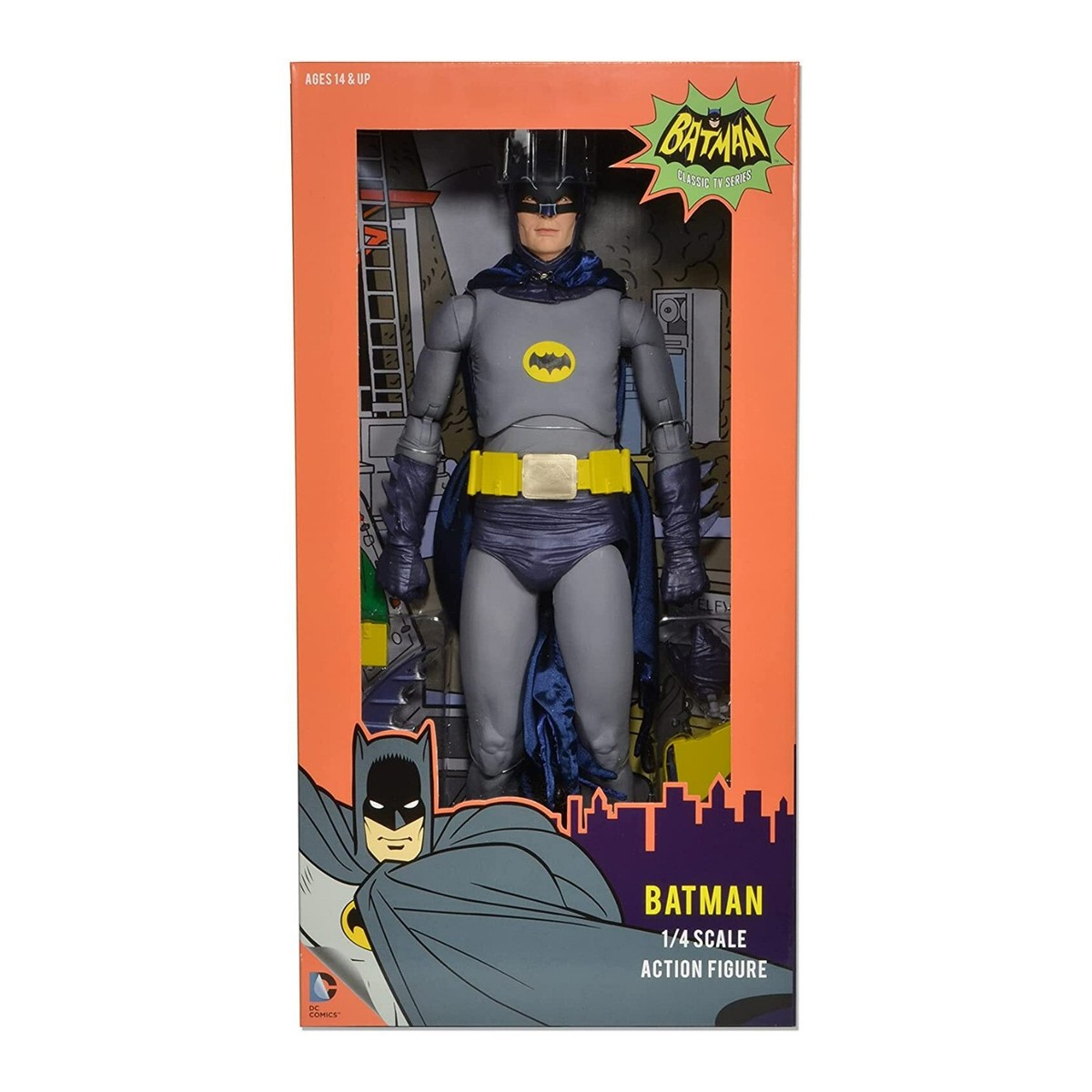 NECA Batman Adam West Action Figure 1/4 Scale 634482612422| eBay