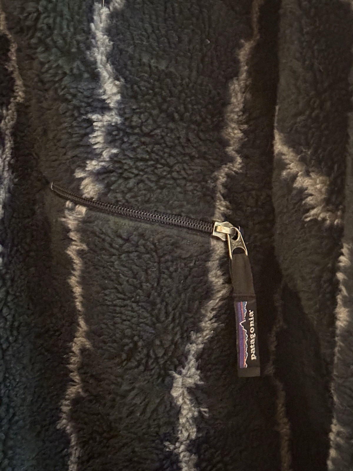 Patagonia 1997 Vintage glissade thunder sherpa fleece reversible jacket Green image 8