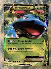 Venusaur EX 1/146 XY Base Set 2014 Ultra Rare Holo Pokemon Card MP
