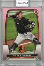 2023 Topps Bowman Baltimore Orioles Adley Rutschman Base Pink 066/175