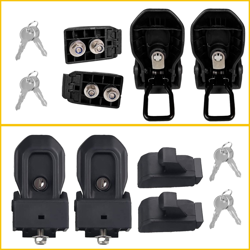 Stainless Steel Hood Latch Catch Buckle USA Flag for 18+ Jeep Wrangler JK JL JT thumbnail 3