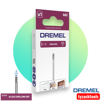 Dremel 662 Glasfliesenbohrer 3,2 mm 1/8 Zoll Rotationswerkzeug Zubehör