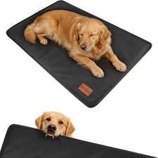 Chew Proof Dog Bed for Aggressive Chewers, Waterproof Crate Pad for Small  Medi