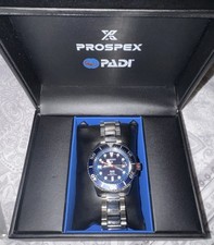 Seiko Prospex PADI Solar Divers  Watch Stainless Steel Blue special edition