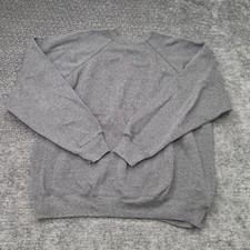Vintage Sweats Appeal by Tultex Gray Crewneck Sweatshirt XL Made in USA Raglan