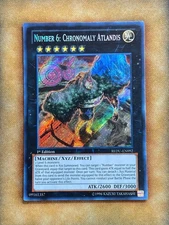 Yugioh Number 6: Chronomaly Atlandis REDU-EN092 Secret Rare 1st Ed NM