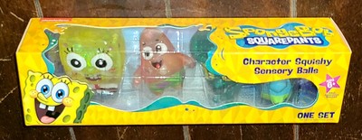 4pk of SpongeBob SquarePants Character Squishy Sensory Balls